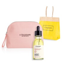L'OCCITANE（ロクシタン）の「インテンシヴリペア ヘアオイルギフト 50mL ポーチ ショッパーバッグ付き（ヘアオイル/ヘアミルク・キッズ）」