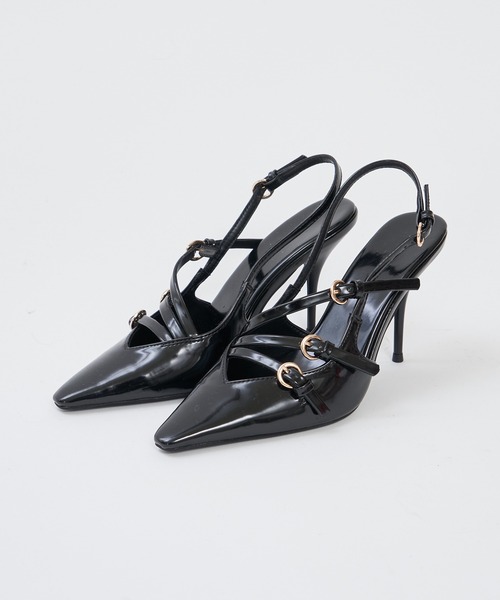 ROYAL PARTY(ロイヤルパーティー)の「ストラップパンプス(パンプス・レディース・レッド/ベージュ/ブラック・MEDIUM/LARGE)」の11枚目の写真