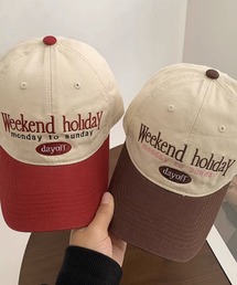 HALEY PESCA（ヘーリーペスカ）の「HALEY PESCA/バイカラーロゴキャップ（キャップ・レディース）」