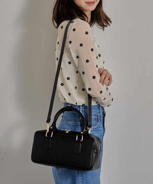 AULENTTI（オウレンティ）の「【AULENTTI】追加入荷 / 2wayレザーボストンショルダーバッグ LB-85929-DO（ショルダーバッグ・レディース・ブラック/ブラウン/グレイッシュベージュ・FREE）」の22枚目の写真