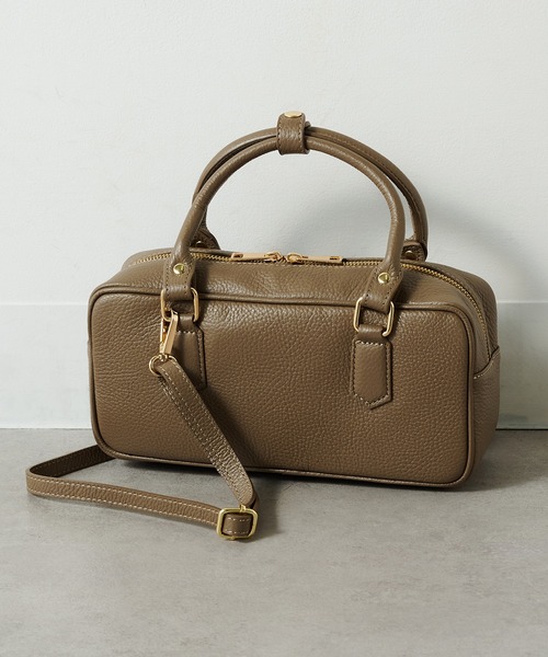 セール】【AULENTTI】追加入荷 / 2wayレザーボストンショルダー
