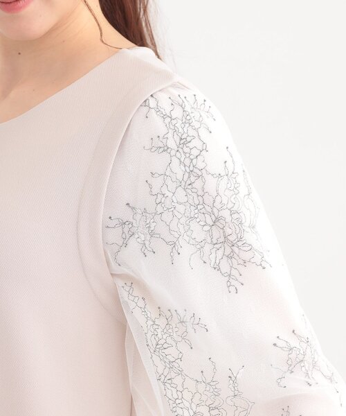 DRESKIP(ドレスキップ)の「◆1枚で上品に決まる お袖レース切り替え7分袖ワンピース(ワンピース・レディース・ナチュラル/ブラック/チャコールグレー・01/02/03/04)」の21枚目の写真