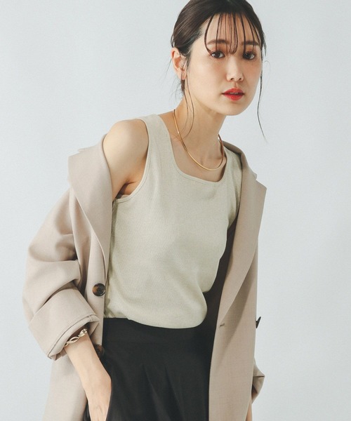 GLOBAL WORK（グローバルワーク）の「Beauteeラメタンク/287477（タンクトップ・レディース・ライトグレー/ブラック/オフホワイト/グレイッシュベージュ・XX-LARGE/X-LARGE/MEDIUM/SMALL/X-SMALL/LARGE）」の20枚目の写真