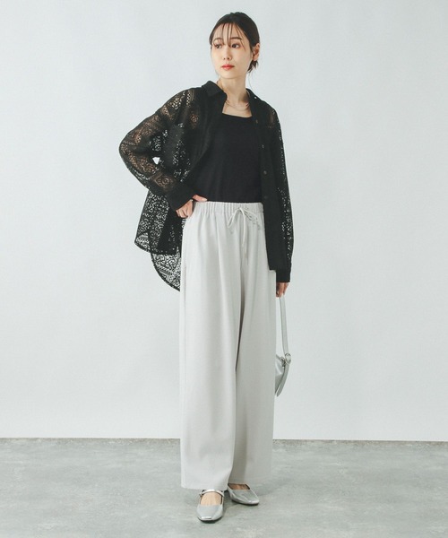 GLOBAL WORK（グローバルワーク）の「Beauteeラメタンク/287477（タンクトップ・レディース・ライトグレー/ブラック/オフホワイト/グレイッシュベージュ・XX-LARGE/X-LARGE/MEDIUM/SMALL/X-SMALL/LARGE）」の22枚目の写真