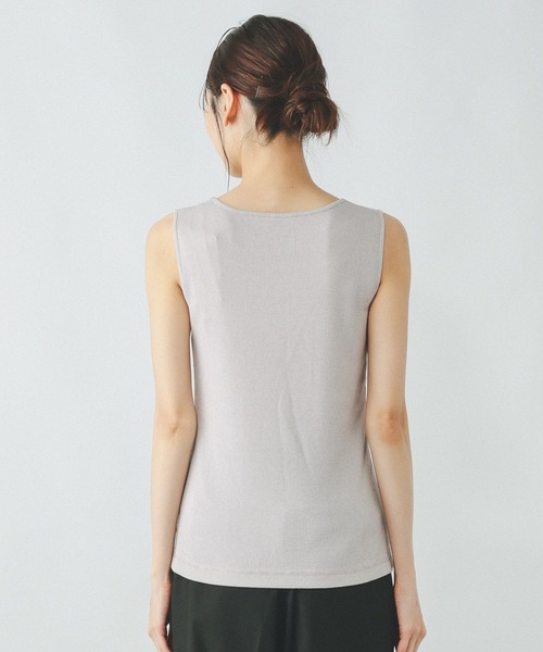 GLOBAL WORK（グローバルワーク）の「Beauteeラメタンク/287477（タンクトップ・レディース・ライトグレー/ブラック/オフホワイト/グレイッシュベージュ・XX-LARGE/X-LARGE/MEDIUM/SMALL/X-SMALL/LARGE）」の12枚目の写真