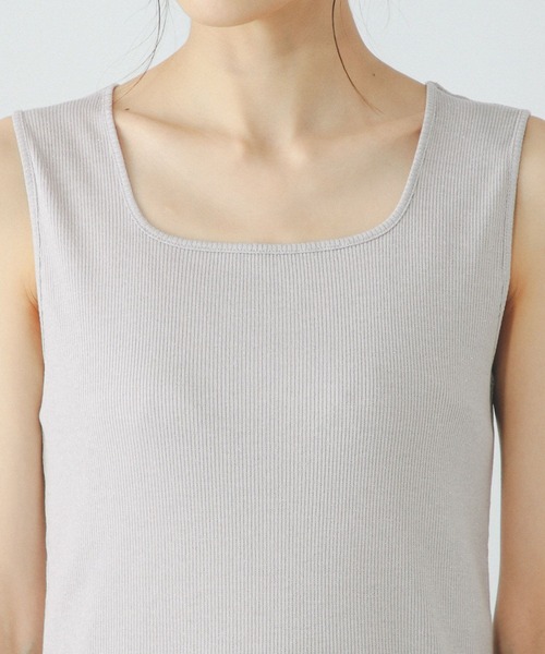 GLOBAL WORK（グローバルワーク）の「Beauteeラメタンク/287477（タンクトップ・レディース・ライトグレー/ブラック/オフホワイト/グレイッシュベージュ・XX-LARGE/X-LARGE/MEDIUM/SMALL/X-SMALL/LARGE）」の13枚目の写真