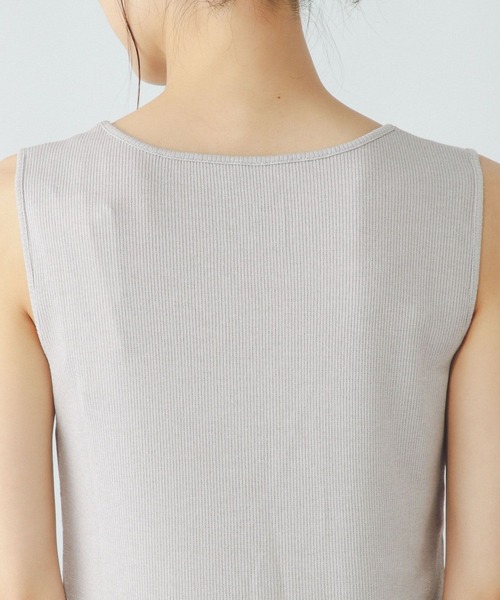 GLOBAL WORK（グローバルワーク）の「Beauteeラメタンク/287477（タンクトップ・レディース・ライトグレー/ブラック/オフホワイト/グレイッシュベージュ・XX-LARGE/X-LARGE/MEDIUM/SMALL/X-SMALL/LARGE）」の14枚目の写真