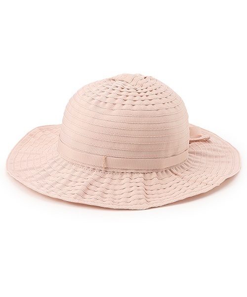 petit main（プティマイン）の「【リンク】グログランハット(キッズ)（ハット・キッズ・ライトピンク/オフホワイト/ライトグレー・52cm/54cm/50cm）」の3枚目の写真