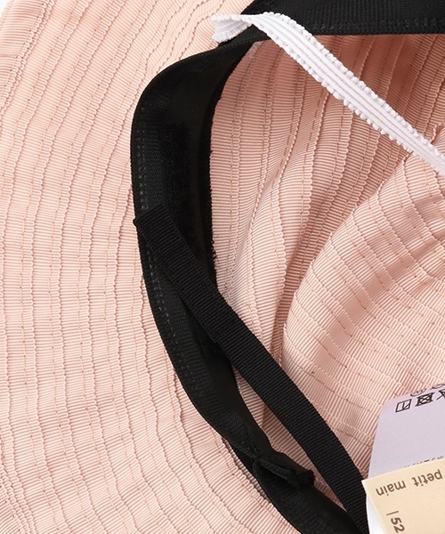 petit main（プティマイン）の「【リンク】グログランハット(キッズ)（ハット・キッズ・ライトピンク/オフホワイト/ライトグレー・52cm/54cm/50cm）」の12枚目の写真