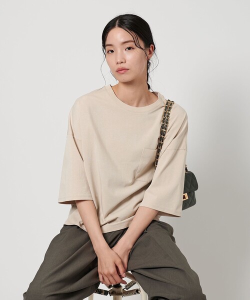 新品タグ付き UNITED ARROWS ドルマンスリーブカットソー UNITED ARROWS（ユナイテッドアローズ）の「SPONGY ドルマンスリーブ
