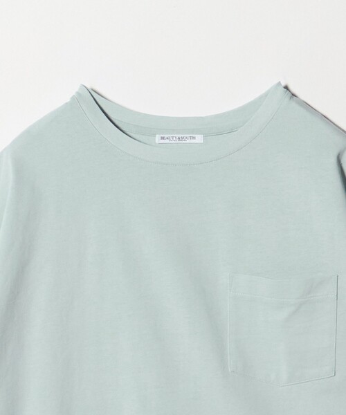 BEAUTY&YOUTH UNITED ARROWS(ビューティーアンドユースユナイテッドアローズ)の「ドルマンスリーブ ポケット Tシャツ 接触冷感(Tシャツ/カットソー・レディース・ピンク/ダークブラウン/ブラック/オフホワイト/ベージュ/ライトブルー・FREE)」の8枚目の写真