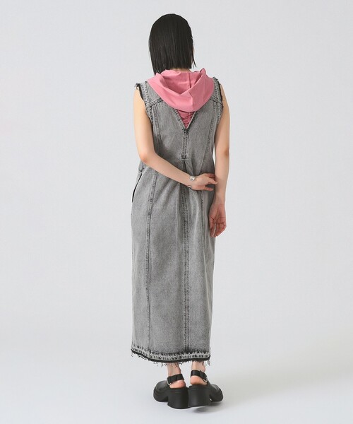 Ray BEAMS（レイビームス）の「デニム ジップ タイト ワンピース（ワンピース・レディース・グレー/ブルー・0/1）」の19枚目の写真