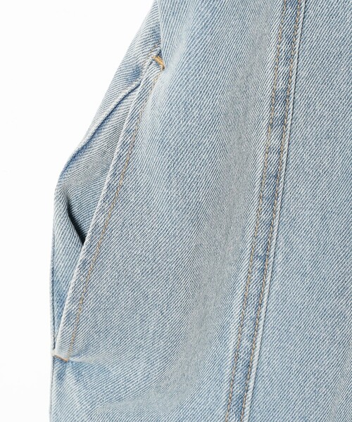 Ray BEAMS（レイビームス）の「デニム ジップ タイト ワンピース（ワンピース・レディース・グレー/ブルー・0/1）」の11枚目の写真