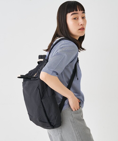 EARTH MADE(アースメイド)の「【WEB限定】【EARTH MADE】12ポケット インサイドプリント2WAYリュック(バックパック/リュック・レディース・ライトグレー/ライトベージュ/ブラック/キャメル・フリー)」の20枚目の写真