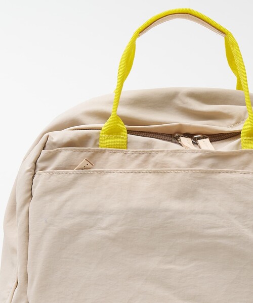 EARTH MADE(アースメイド)の「【WEB限定】【EARTH MADE】12ポケット インサイドプリント2WAYリュック(バックパック/リュック・レディース・ライトグレー/ライトベージュ/ブラック/キャメル・フリー)」の18枚目の写真