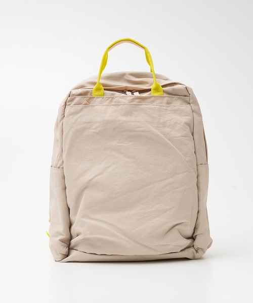 EARTH MADE（アースメイド）の「【WEB限定】【EARTH MADE】12ポケット インサイドプリント2WAYリュック（バックパック/リュック・レディース・ライトグレー/ライトベージュ/ブラック・フリー）」の18枚目の写真