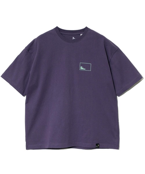 go slow caravan(ゴースローキャラバン)の「USA/C スクエアLOGO バックプリント ゆったり TEE(Tシャツ/カットソー・メンズ・ホワイト/アイボリー/ブラック/イエロー/ブルー/バイオレット・MEDIUM/LARGE/X-LARGE)」の21枚目の写真