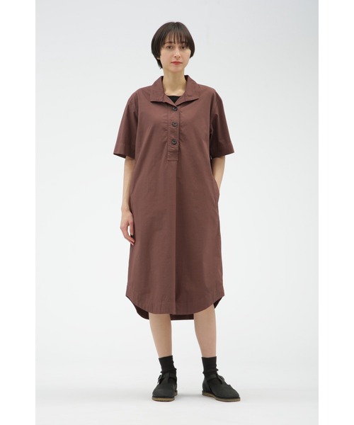 セール】COMPACT COTTON POPLIN（ワンピース）｜MHL