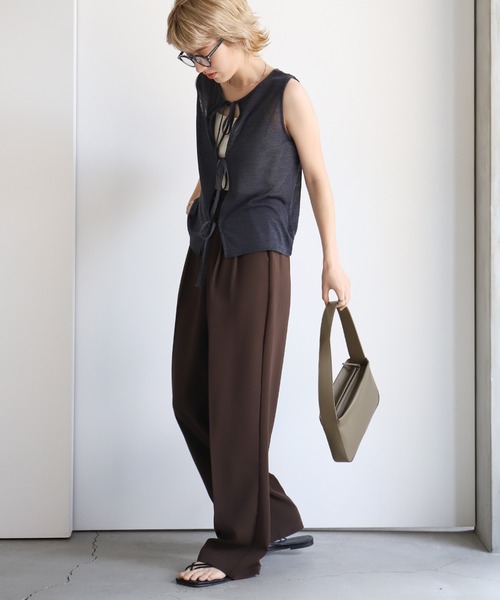 select MOCA（セレクトモカ）の「ワンハンドルスクエアバッグ（ショルダーバッグ・レディース・ブラック/カーキ/ブラウン・FREE）」の22枚目の写真