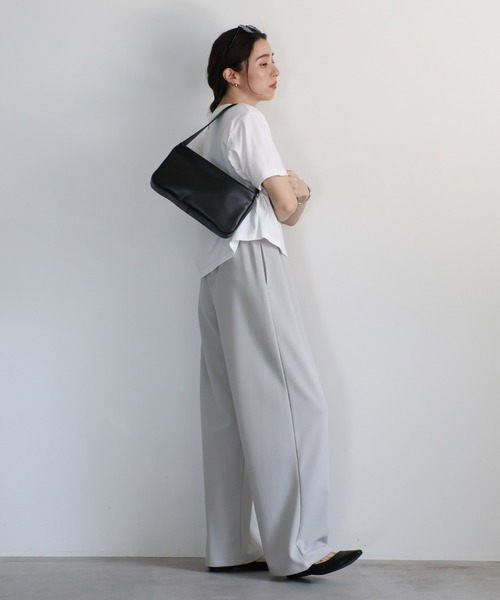 select MOCA（セレクトモカ）の「ワンハンドルスクエアバッグ（ショルダーバッグ・レディース・ブラック/カーキ/ブラウン・FREE）」の5枚目の写真