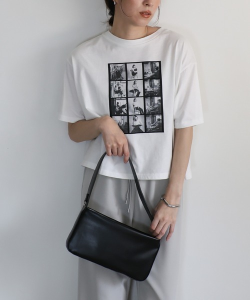 select MOCA（セレクトモカ）の「ワンハンドルスクエアバッグ（ショルダーバッグ・レディース・ブラック/カーキ/ブラウン・FREE）」の15枚目の写真