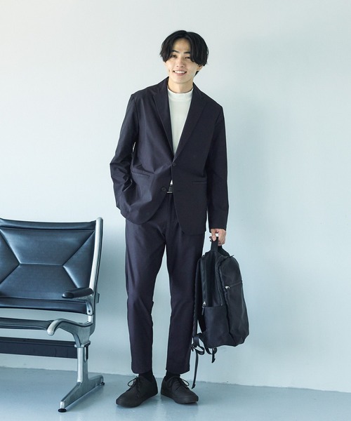 GLOBAL WORK（グローバルワーク）の「リッチクリーンジャケットインTシャツ/半袖/288507（Tシャツ/カットソー・メンズ・ホワイト/ライトグレー/ブラック・SMALL/LARGE/X-LARGE/MEDIUM）」の4枚目の写真