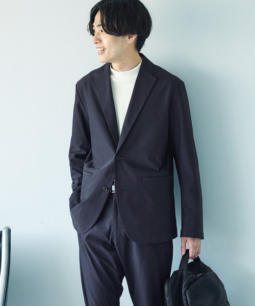 GLOBAL WORK（グローバルワーク）の「リッチクリーンジャケットインTシャツ/半袖/288507（Tシャツ/カットソー・メンズ・ホワイト/ライトグレー/ブラック・SMALL/LARGE/X-LARGE/MEDIUM）」の5枚目の写真