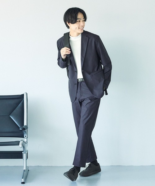 GLOBAL WORK（グローバルワーク）の「リッチクリーンジャケットインTシャツ/半袖/288507（Tシャツ/カットソー・メンズ・ホワイト/ライトグレー/ブラック・SMALL/LARGE/X-LARGE/MEDIUM）」の7枚目の写真