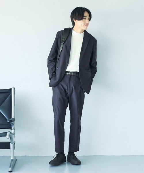 GLOBAL WORK（グローバルワーク）の「リッチクリーンジャケットインTシャツ/半袖/288507（Tシャツ/カットソー・メンズ・ホワイト/ライトグレー/ブラック・SMALL/LARGE/X-LARGE/MEDIUM）」の8枚目の写真