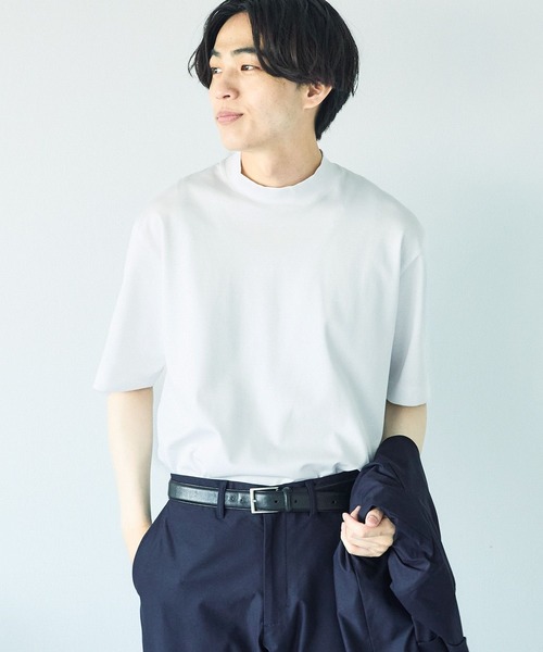 GLOBAL WORK（グローバルワーク）の「リッチクリーンジャケットインTシャツ/半袖/288507（Tシャツ/カットソー・メンズ・ホワイト/ライトグレー/ブラック・SMALL/LARGE/X-LARGE/MEDIUM）」の10枚目の写真