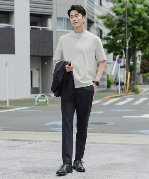 GLOBAL WORK（グローバルワーク）の「リッチクリーンジャケットインTシャツ/半袖/288507（Tシャツ/カットソー・メンズ・ホワイト/ライトグレー/ブラック・SMALL/LARGE/X-LARGE/MEDIUM）」の21枚目の写真