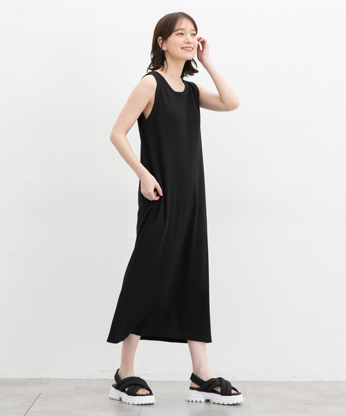 Honeys(ハニーズ)の「【UVカット】カップ付ワンピ―ス(ワンピース・レディース・ブラック/ベージュ系その他/イエロー系その他/ネイビー×ホワイト・LL/S/M/L)」の19枚目の写真