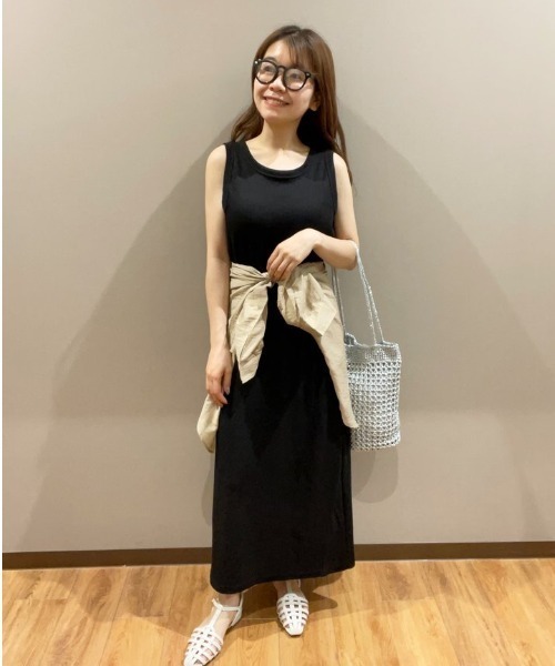 Honeys(ハニーズ)の「【UVカット】カップ付ワンピ―ス(ワンピース・レディース・ブラック/ベージュ系その他/イエロー系その他/ネイビー×ホワイト・LL/S/M/L)」の8枚目の写真