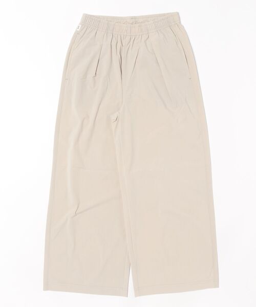 SOMETHING（サムシング）の「SOMETHING ウエストゴムSLワイドパンツ【UVカット・冷感・防シワ】夏用・涼しい（その他パンツ・レディース・ブラック/アイボリー/ネイビー/ミント・FREE）」の11枚目の写真