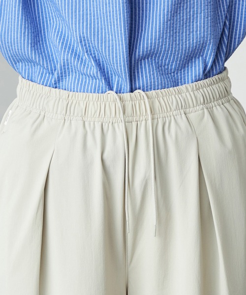 SOMETHING（サムシング）の「SOMETHING ウエストゴムSLワイドパンツ【UVカット・冷感・防シワ】夏用・涼しい（その他パンツ・レディース・ブラック/アイボリー/ネイビー/ミント・FREE）」の22枚目の写真