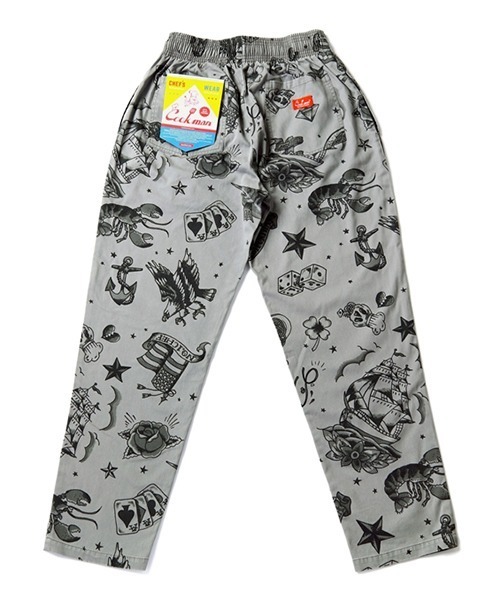 COOKMAN（クックマン）の「Cookman クックマン シェフパンツ イージーパンツ Old Tattoo Gray（その他パンツ・メンズ・グレー・MEDIUM/LARGE）」の4枚目の写真