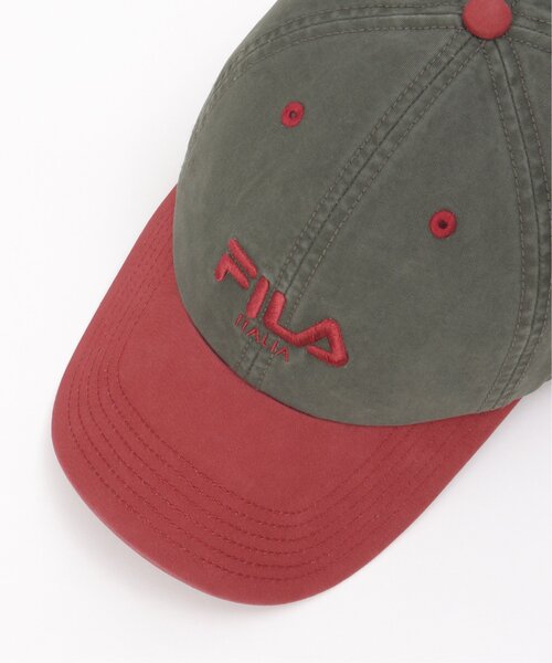 FILA（フィラ）の「FILA 2 TONE 6P CAP（キャップ・レディース・ブラウン/チャコール/エンジ・ONESIZE）」の8枚目の写真