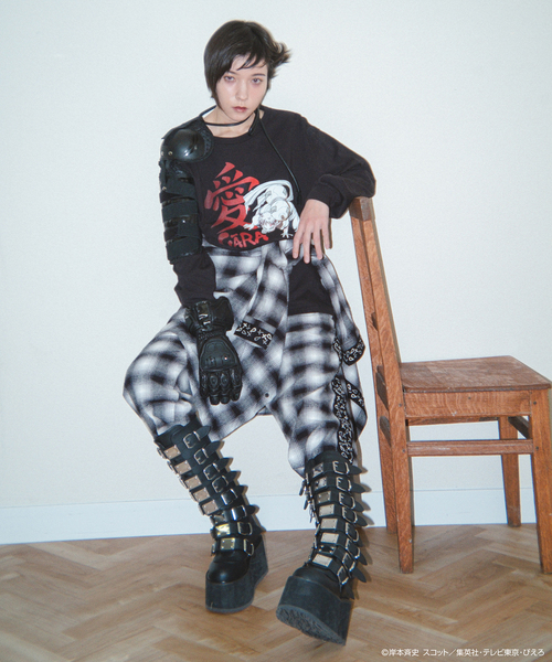 F-LAGSTUF-F×NARUTO -ナルト- /フラグスタフ×ナルト GARA L/S TEE（T