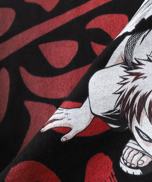 FLAGSTUFF GARA グラフィック NARUTO 我愛羅 長袖カットソー F-LAGSTUF-F×NARUTO -ナルト- /フラグスタフ×ナルト GARA L/S TEE（T