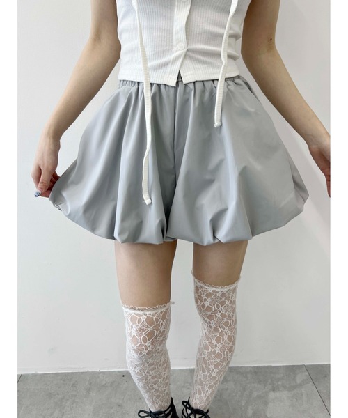 PHILLY(フィリー)の「【PHILLY】バルーンショートパンツ(その他パンツ・レディース・ホワイト/ブラック/グレー・FREE)」の1枚目の写真