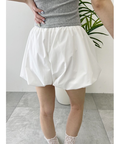 PHILLY(フィリー)の「【PHILLY】バルーンショートパンツ(その他パンツ・レディース・ホワイト/ブラック/グレー・FREE)」の4枚目の写真