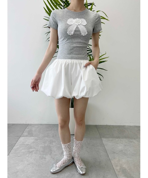 PHILLY(フィリー)の「【PHILLY】バルーンショートパンツ(その他パンツ・レディース・ホワイト/ブラック/グレー・FREE)」の8枚目の写真