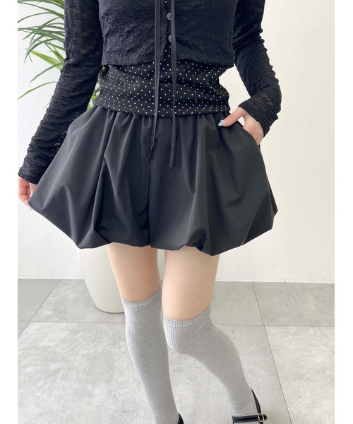 PHILLY(フィリー)の「【PHILLY】バルーンショートパンツ(その他パンツ・レディース・ホワイト/ブラック/グレー・FREE)」の12枚目の写真