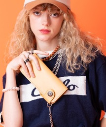 an meets zakka（アンミツザッカ）の「an meets zakka ネイティブ刻印コンチョフラップウォレットチェーン付きカウレザー長財布（財布）」