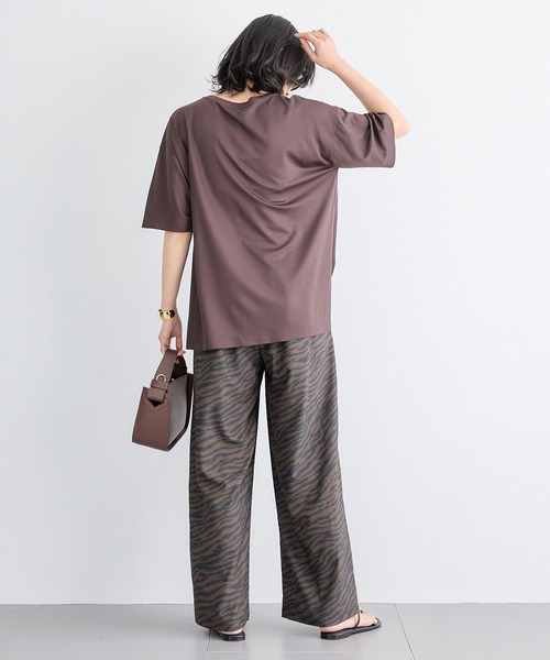 BARNYARDSTORM（バンヤードストーム）の「BARNYARDSTORM / UVカットCOOLタッチT【UVカット＋接触冷感】【WEB限定カラー】（Tシャツ/カットソー・レディース・ブラウン/チャコールグレー/ホワイト/ベージュ/ブラック・S/M）」の19枚目の写真