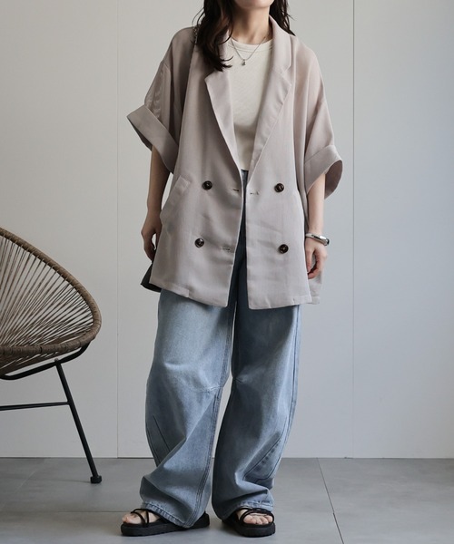 model：156cm 着用サイズ：FREE