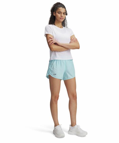UNDER ARMOUR(アンダーアーマー)の「UAフライバイ ショーツ(ランニング/レディース)(その他パンツ・レディース・ブルー系・L/XL/S/M)」の3枚目の写真