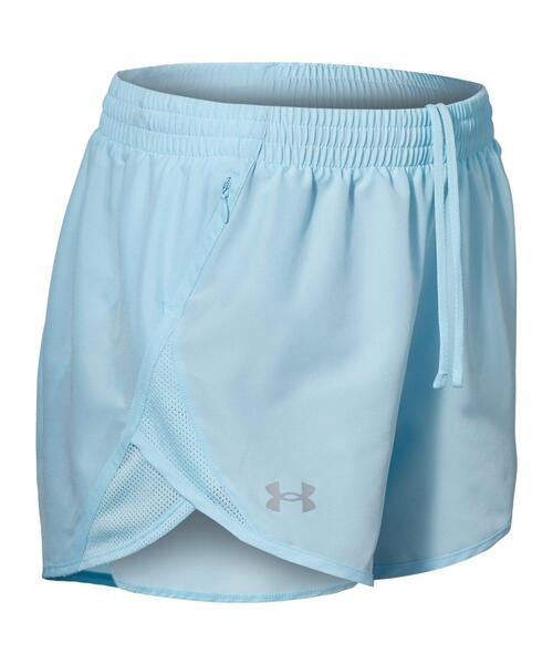UNDER ARMOUR(アンダーアーマー)の「UAフライバイ ショーツ(ランニング/レディース)(その他パンツ・レディース・ブルー系・L/XL/S/M)」の4枚目の写真