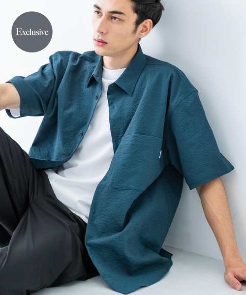 THOUSAND MILE(サウザンドマイル)の「『別注』THOUSAND MILE×UR WASHER CODE SHIRTS(シャツ/ブラウス・メンズ・ブルー系その他/ブラック/チャコールグレー・SMALL/MEDIUM/LARGE)」の3枚目の写真