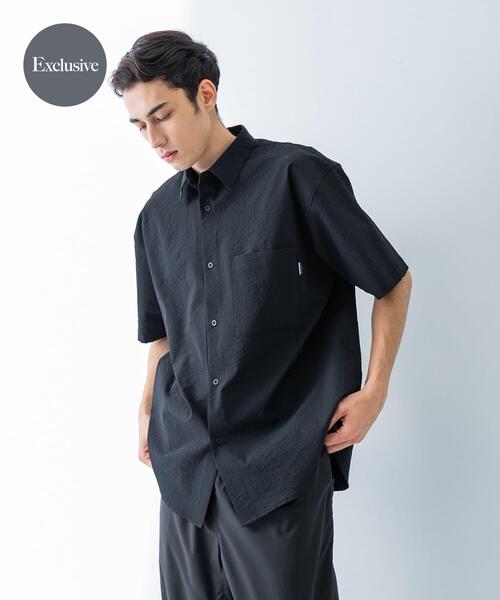 THOUSAND MILE(サウザンドマイル)の「『別注』THOUSAND MILE×UR WASHER CODE SHIRTS(シャツ/ブラウス・メンズ・ブルー系その他/ブラック/チャコールグレー・SMALL/MEDIUM/LARGE)」の2枚目の写真